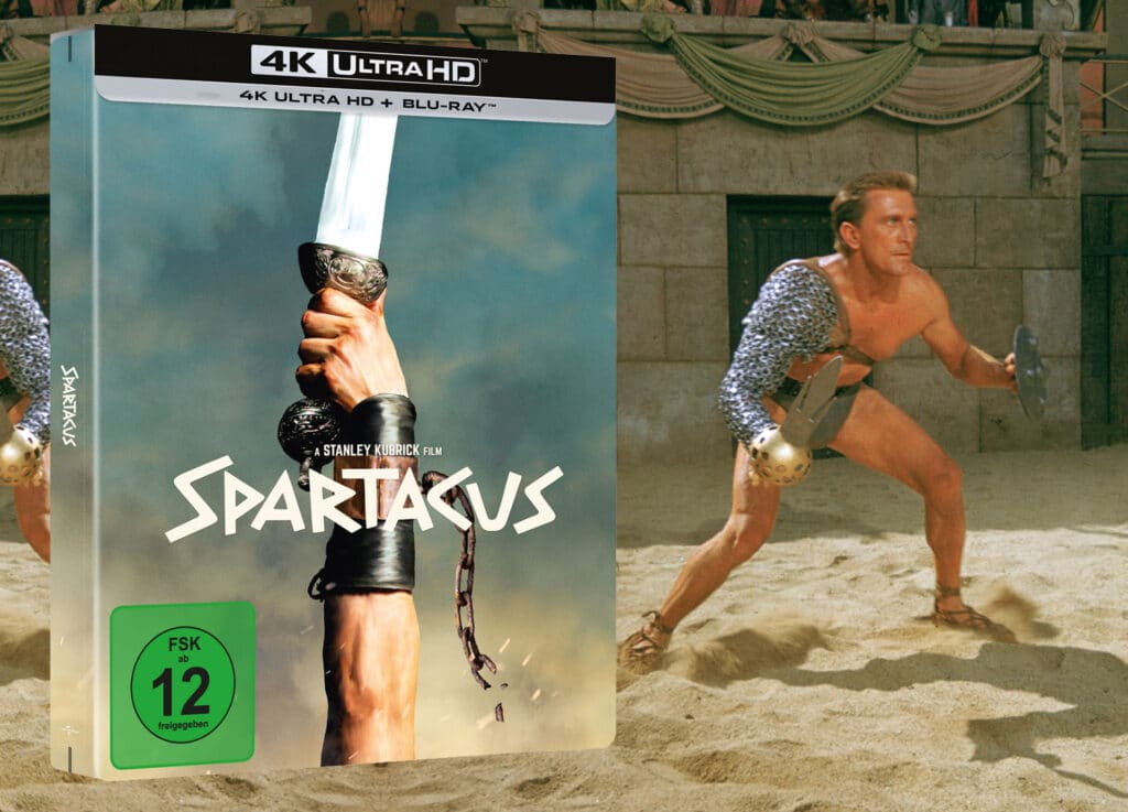 Spartacus (1960) erscheint im limitierten 4K Blu-ray Steelbook