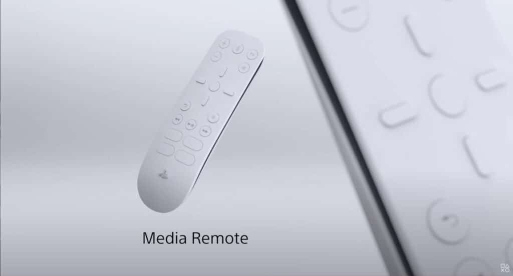 Die Media Remote der PlayStation 5