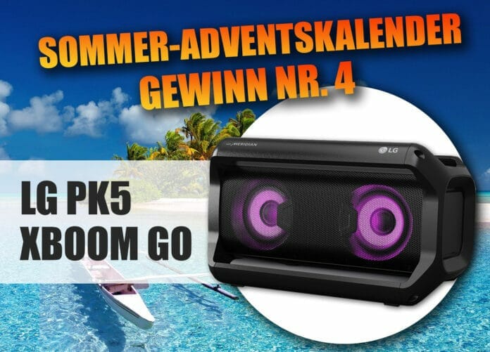 Gewinne LGs PK5 XBOOM GO Bluetooth Lautsprecher!