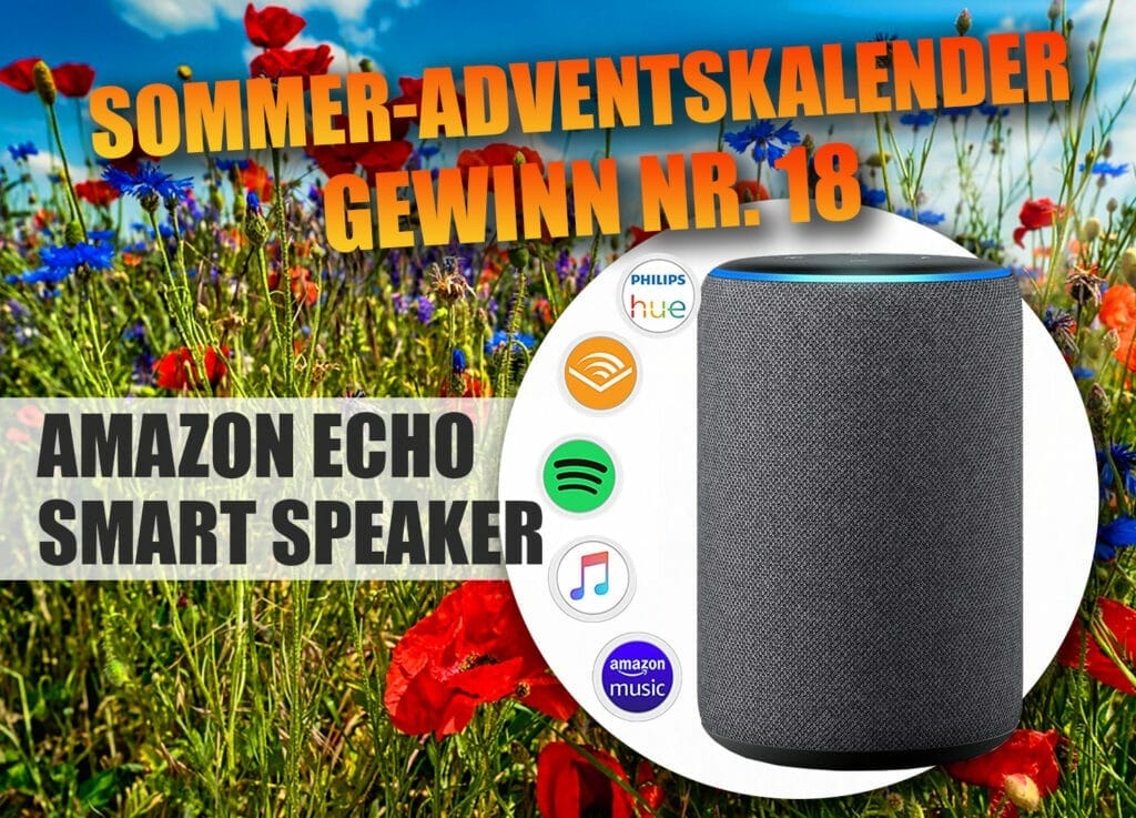 "Gut Unterhalten". Gewinnspiel-Türchen 18 überrascht mit dem Amazon Echo (Gen 3)