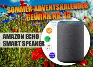 "Gut Unterhalten". Gewinnspiel-Türchen 18 überrascht mit dem Amazon Echo (Gen 3)