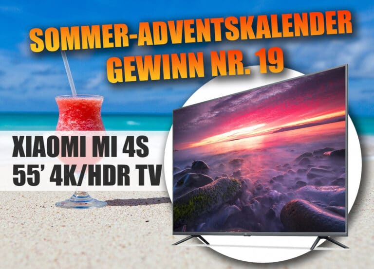 Gewinnspiel-Türchen Nr. 19 – XIAOMI MI 4S UHD/HDR TV im Wert von 450€
