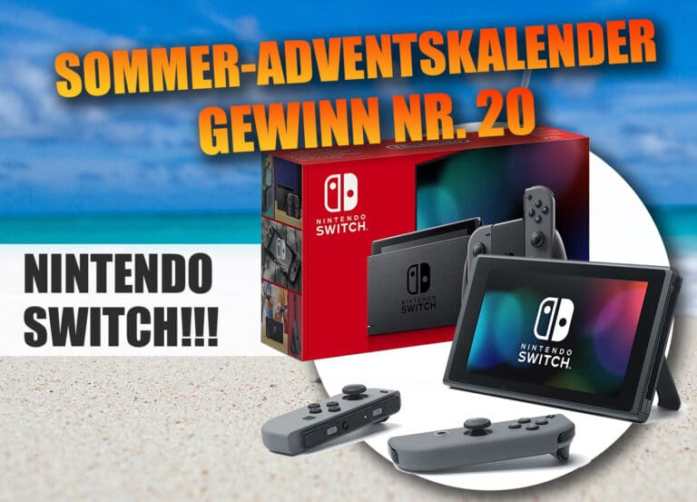 Gewinnspiel-Türchen Nr. 20 – NINTENDO SWITCH KONSOLE (GRAU) im Wert von 329€