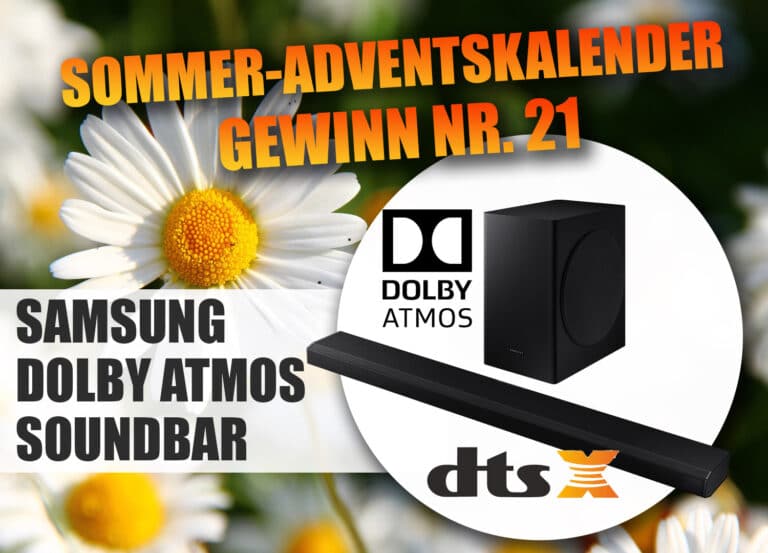 Gewinnspiel-Türchen Nr. 21 – SAMSUNG HW-Q70T DOLBY ATMOS SOUNDBAR im Wert von 749€