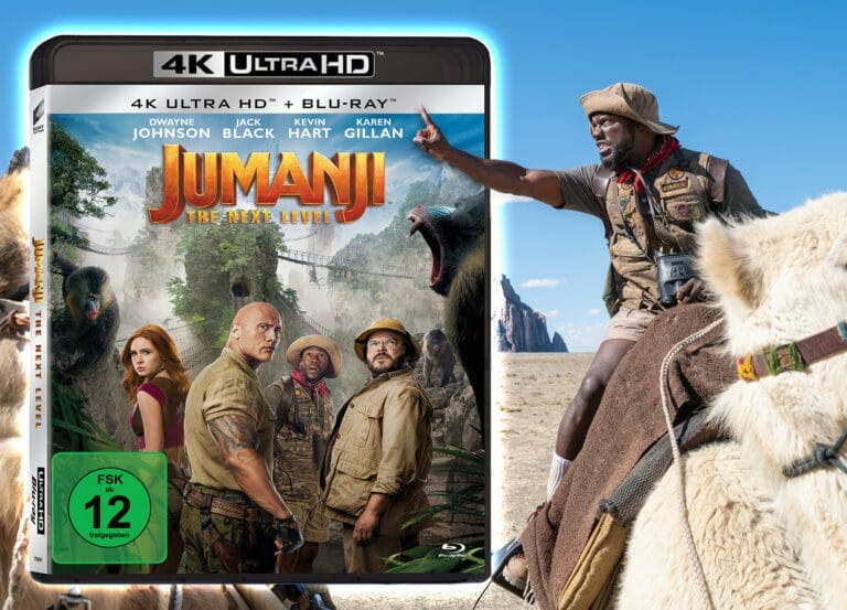 Jumanji: The Next Level auf 4K Blu-ray im Test: Vorgänger übertroffen!
