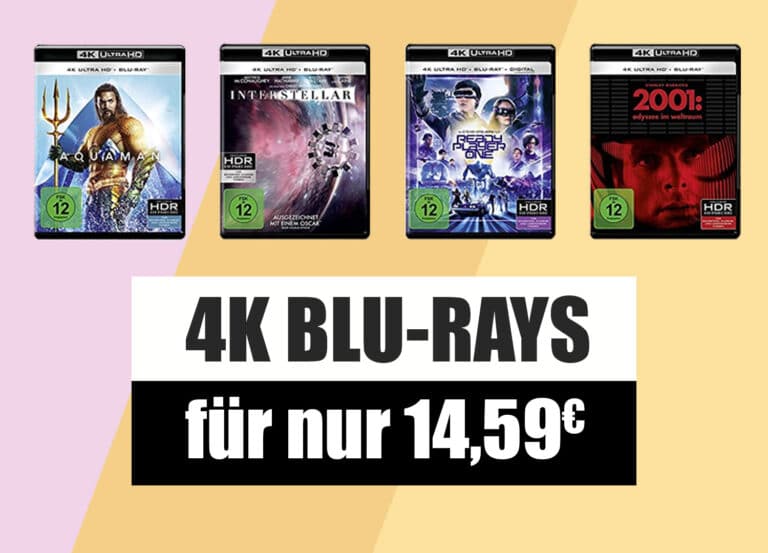 TAGESAKTION: Über 60 4K UHD Blu-rays für je nur 14.59 Euro!