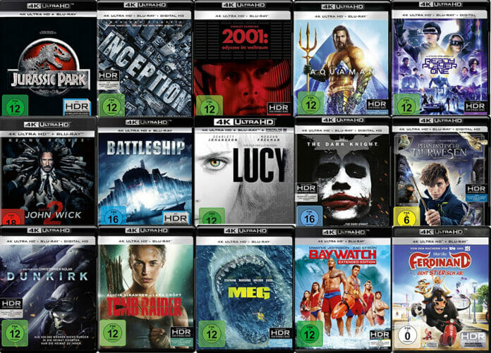 Bei den Preisen und Filmen kann man nicht meckern! 4K Blu-rays unter 15 Euro