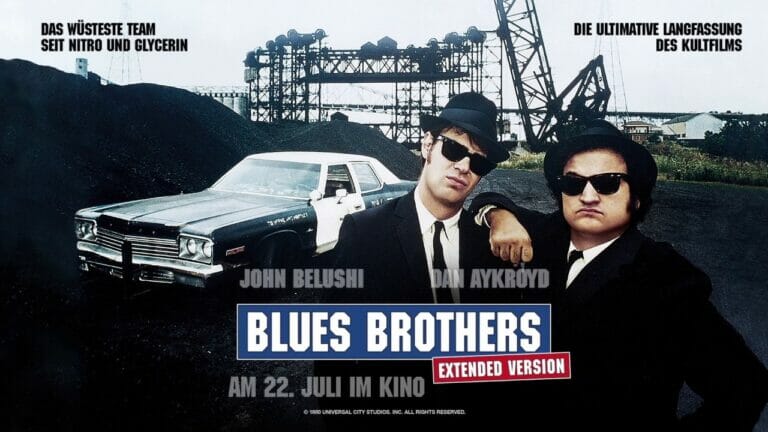 Die „Blues Brothers“ kommen mit neuer 4K Abtastung erneut ins Kino