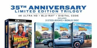 Geilo. Die ikonische "Zurück in die Zukunft" Trilogie erscheint als 4K Blu-ray Steelbook Collection