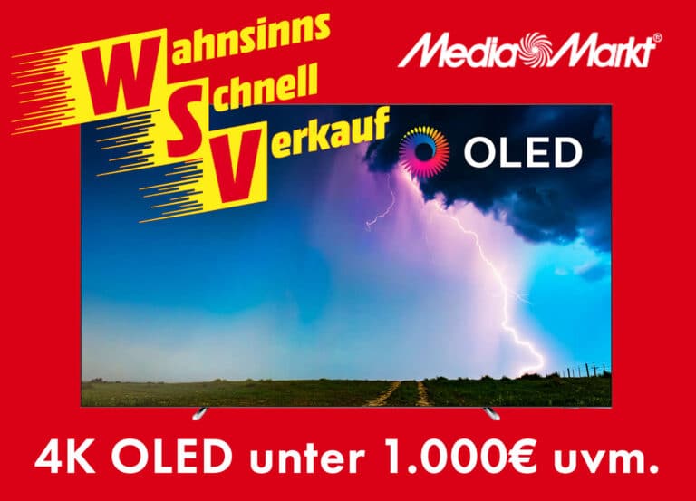 Ein 4K OLED unter 1.000 Euro? Alles möglich im Wahnsinns-Schnell-Verkauf von Media Markt!