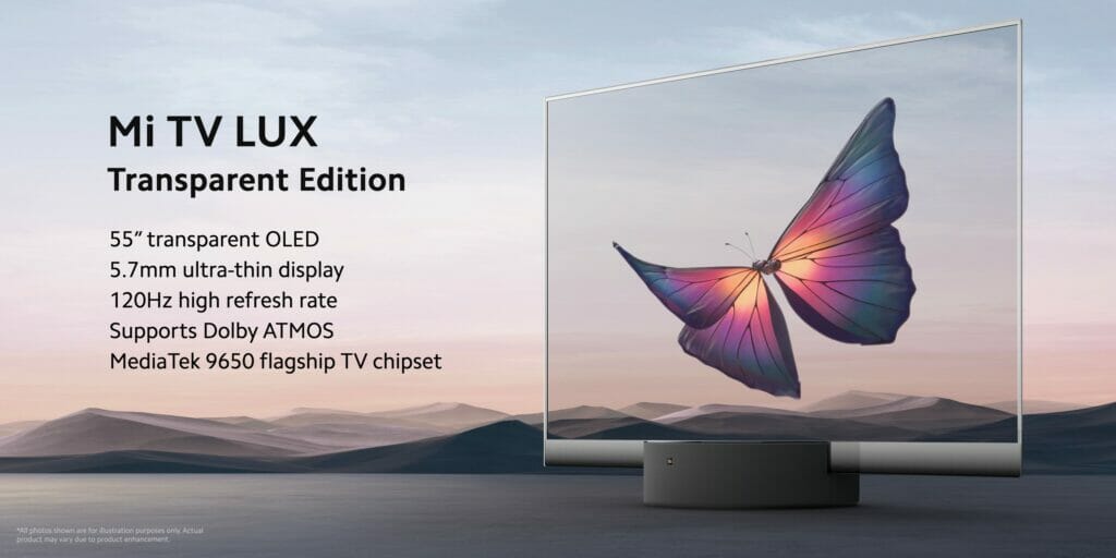 Xiaomi Mi TV Lux Transparent Edition