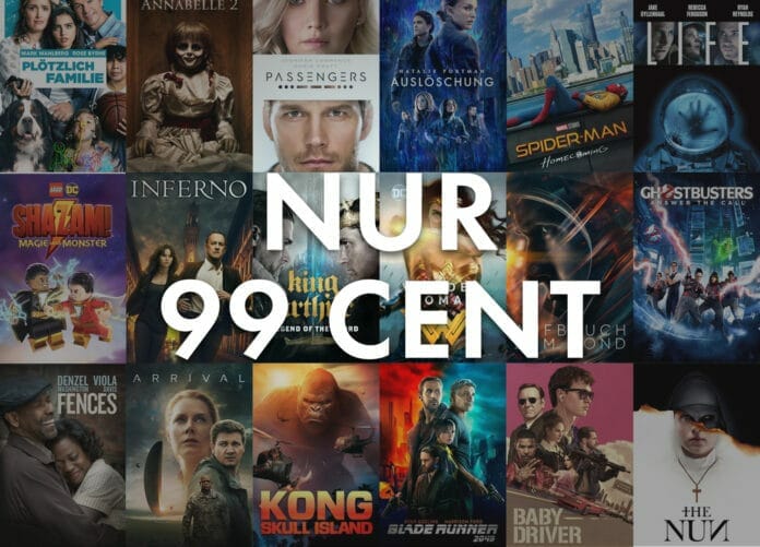 iTunes 4K/HDR Filme für 99 Cent leihen