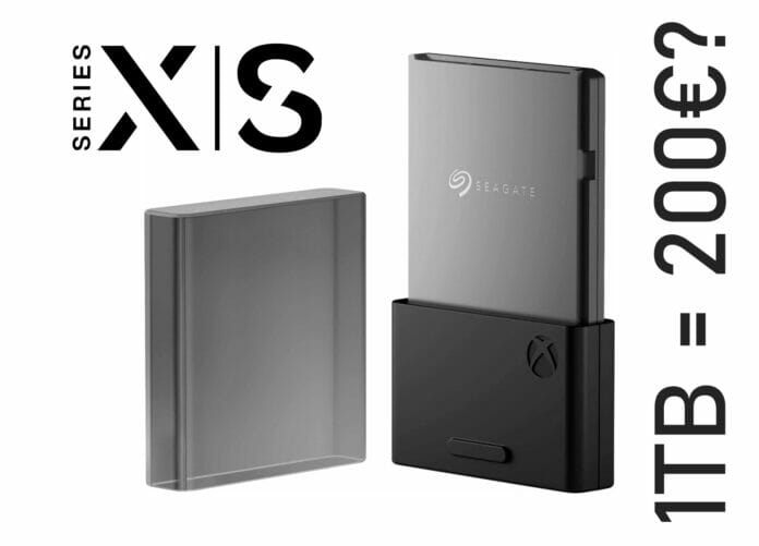 Kostet 1 TB SSD-Speicher für die Xbox Series X/S rund 200 Euro?