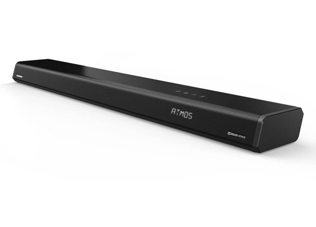 Die neue DSB 1000 Dolby Atmos Soundbar von Grundig mit integriertem Subwoofer