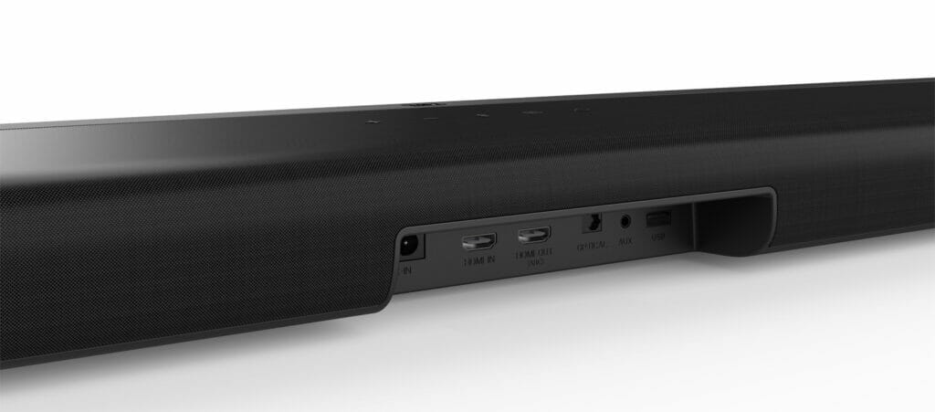 Anschlüsse der TS8111 Soundbar