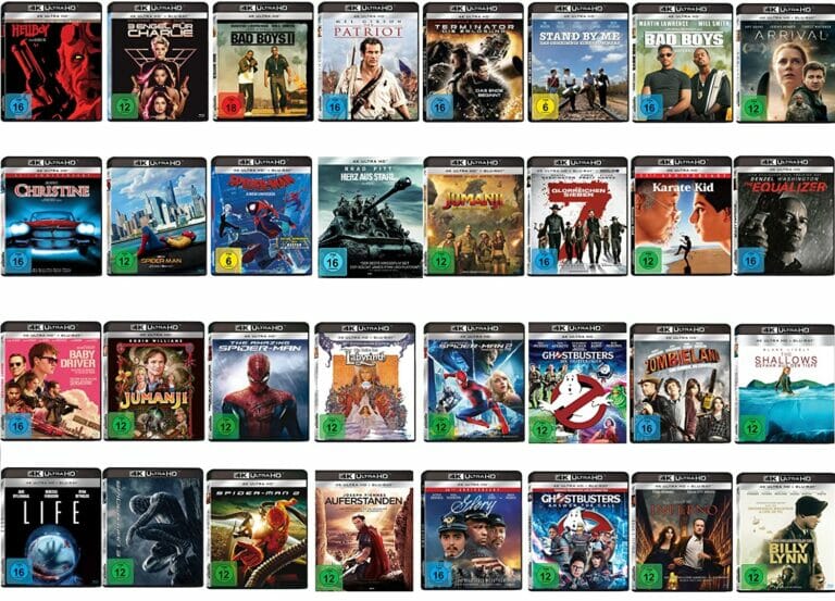 Wählt aus über 50 Titeln: 4K Ultra HD Blu-rays ab 13,64 Euro!