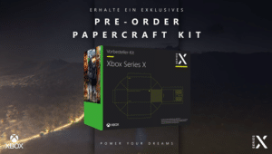 Wer die Xbox Series X vorbestellt, erhält ein Papercraft-Kit bei Media Markt und Saturn.