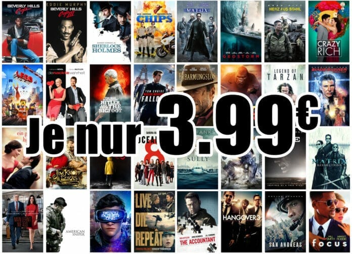 Über 40 Titel in 4K Auflösung mit Dolby Vision können für je nur 3.99 Euro auf iTunes gekauft werden!