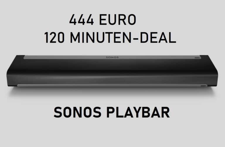 120-Minuten-Deal: SONOS Playbar für nur 444 Euro – BESTPREIS!