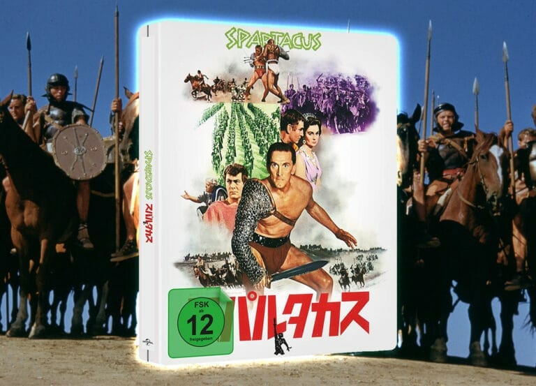 Schön ist anders: „Spartacus“ jetzt als Limited Japan Steelbook vorbestellbar (4K Blu-ray)