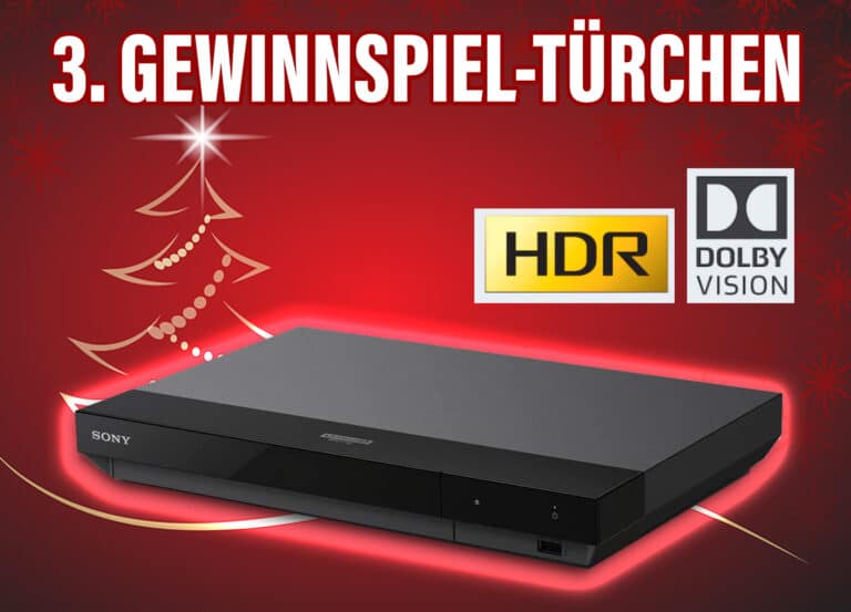 Gewinnspiel-Türchen Nr. 3 – Sony UBP-X700 4K Blu-ray Player