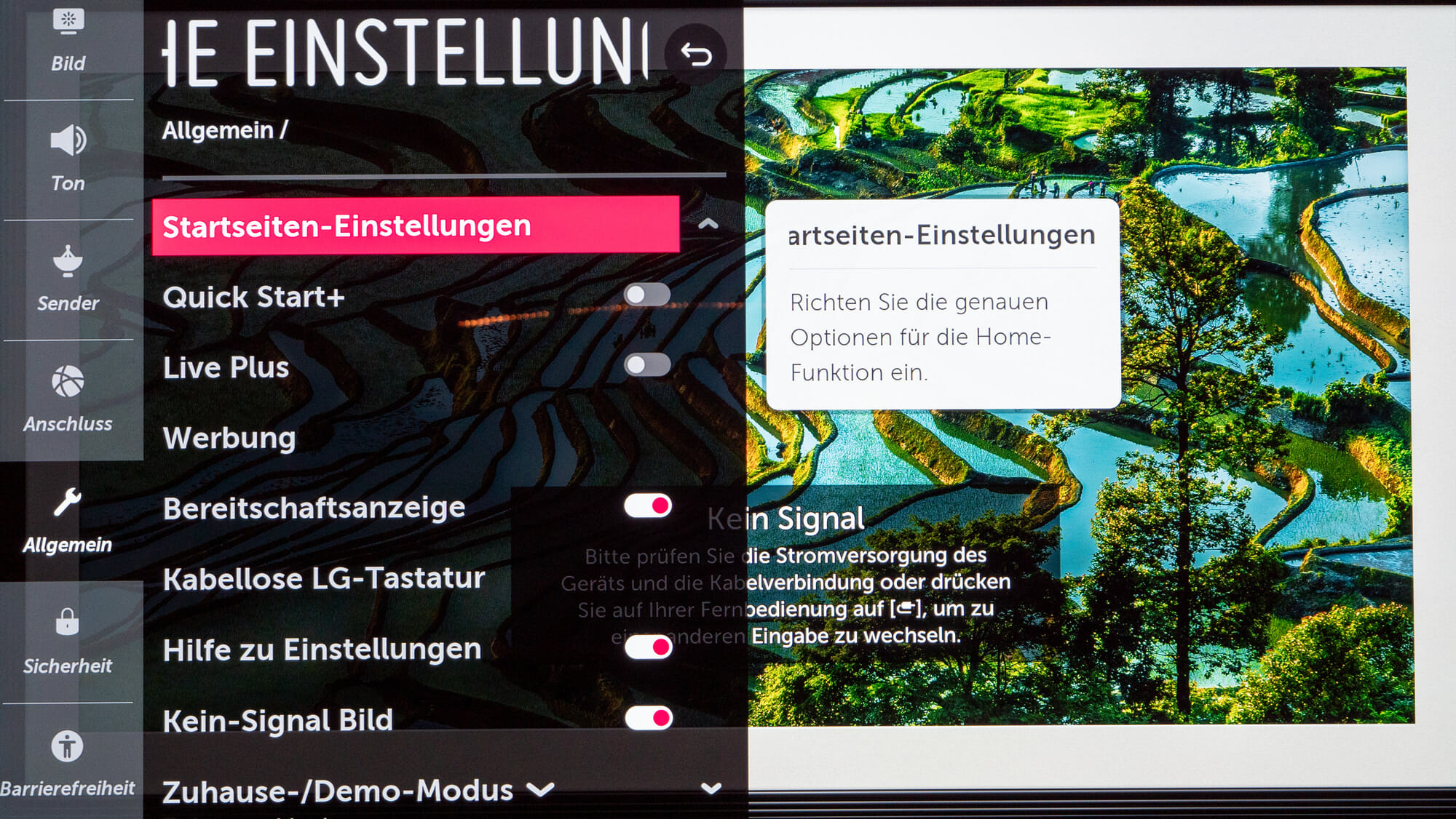 So Deaktiviert Ihr Werbung Im Webos Launchbar 4k Nanocell Oled Tv