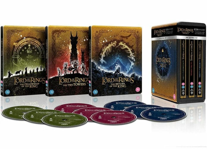 So soll die limitierte Herr der Ringe Trilogie als 4K Blu-ray Steelbook aussehen (AT-Version)