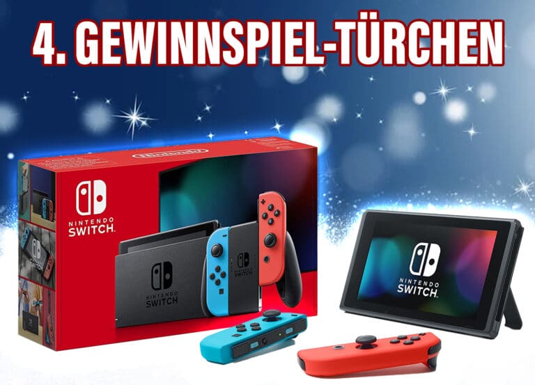 Gewinnspiel-Türchen Nr. 4: NINTENDO Switch Konsole (neue Version)