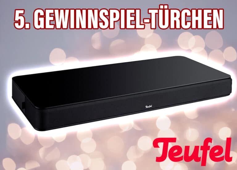 Gewinnspiel-Türchen Nr. 5: Teufel CINEDECK Sounddeck
