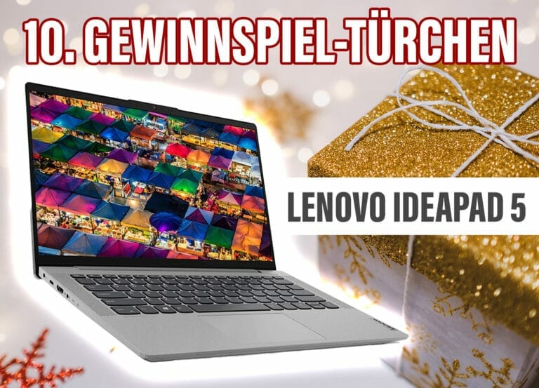 Gewinnspiel-Türchen Nr. 10: LENOVO IdeaPad 5 Laptop (14 Zoll)