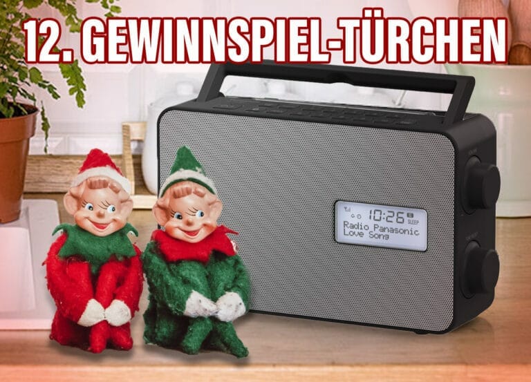 Gewinnspiel-Türchen Nr. 12: Fünf Panasonic DAB+/FM-Digitalradios