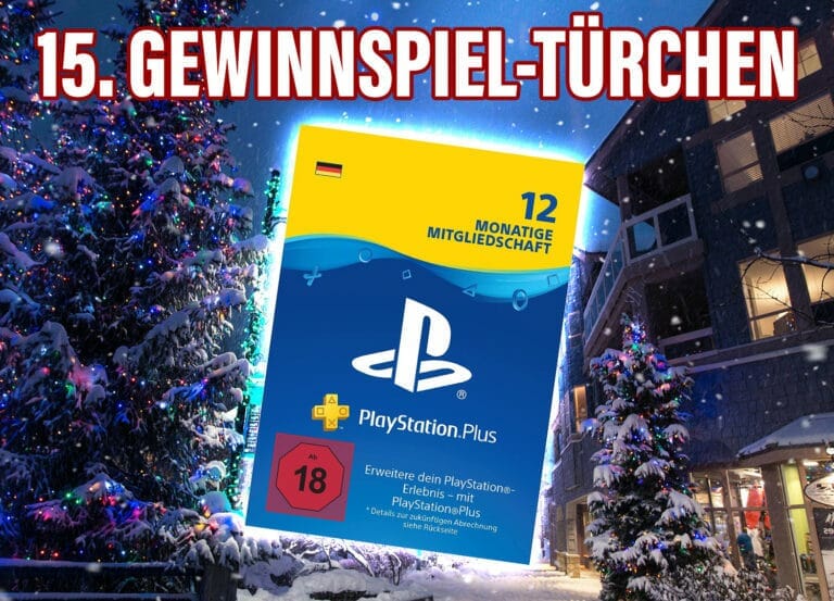 Gewinnspiel-Türchen Nr. 15: 12 Monate PlayStation Plus Abonnement