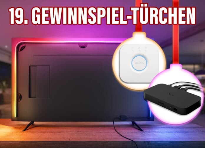 Das Ambilight-Upgrade für euren Fernseher! Philips Hue Komplettset in unserem Adventskalender