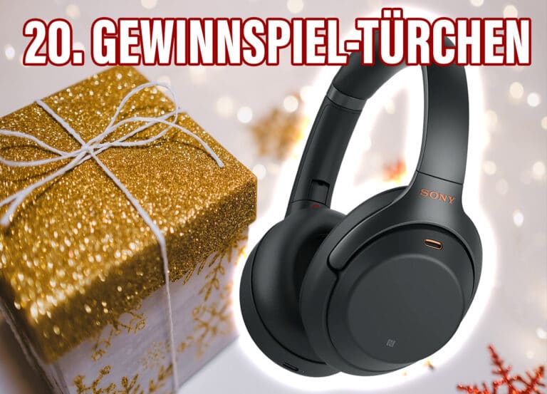 Gewinnspiel-Türchen Nr. 20: SONY WH-1000XM3 ANC-Kopfhörer