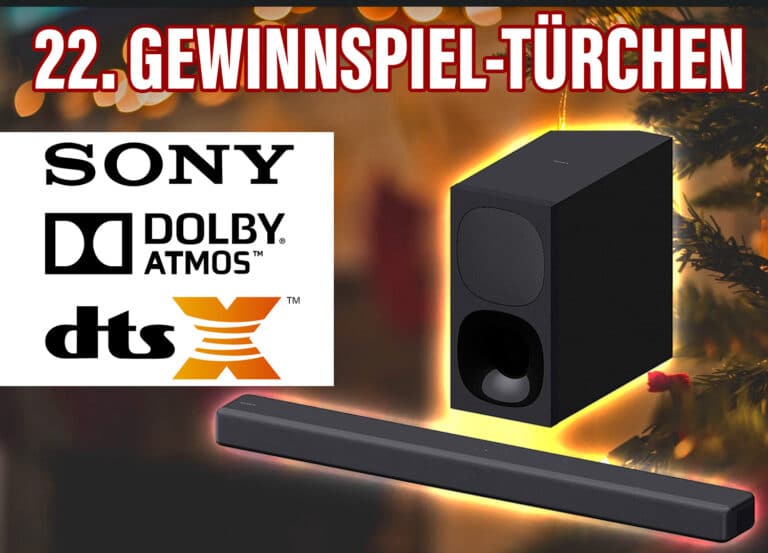 Gewinnspiel-Türchen Nr. 22: Sony Dolby Atmos Soundbar HT-G700