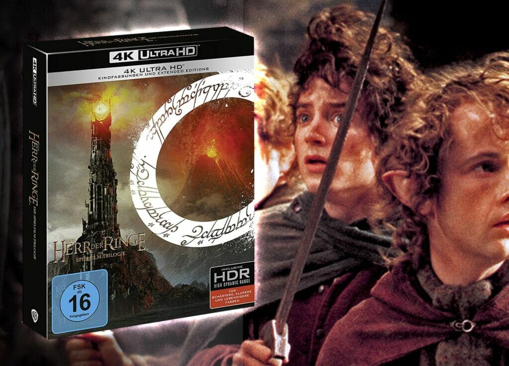 Satz mit "X"... die "Der Herr der Ringe" Trilogie auf 4K Blu-ray kommt in unserem Test nicht gut weg...