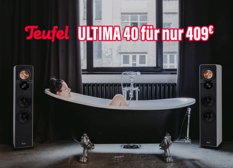 Teufel Ultima 40: Einer der beliebtesten Stereo-Standlautsprecher jetzt zum Vorteilspreis!