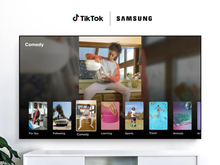 Samsung: Fernseher des Unternehmens ab 2018 erhalten TikTok