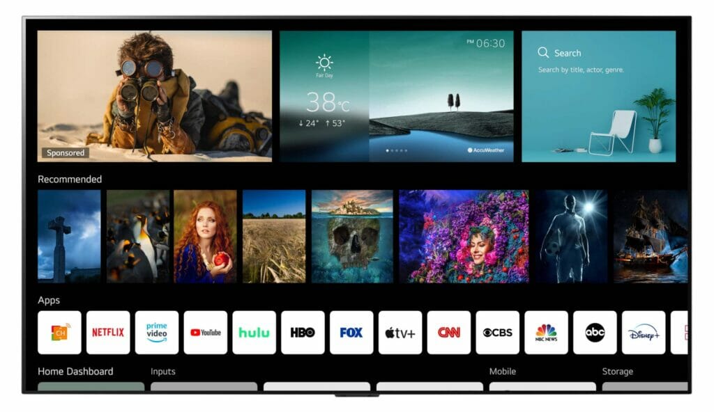 LG hat webOS 6.0 für seine Fernseher vorgestellt