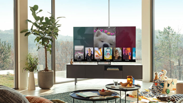 Samsung hievt TikTok auf seine Smart TVs ab dem Modelljahr 2018