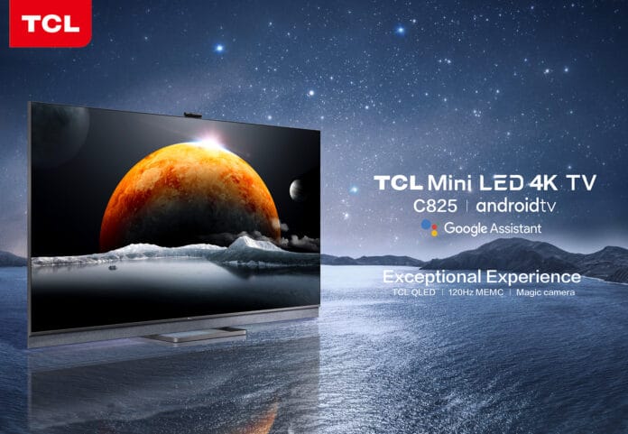 TCL C825 Mini LED 4K QLED TV mit Google TV