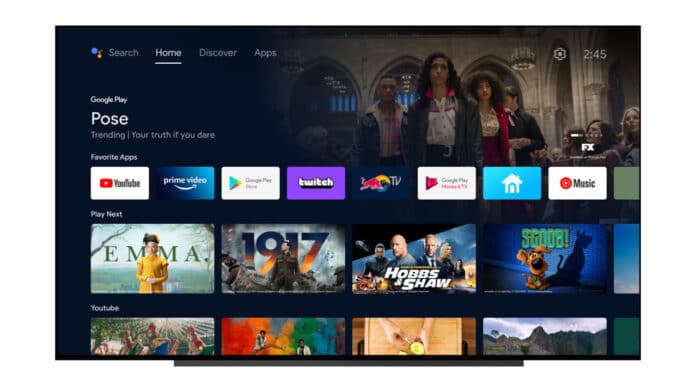 Android TV erhält einen neuen Startbildschirm