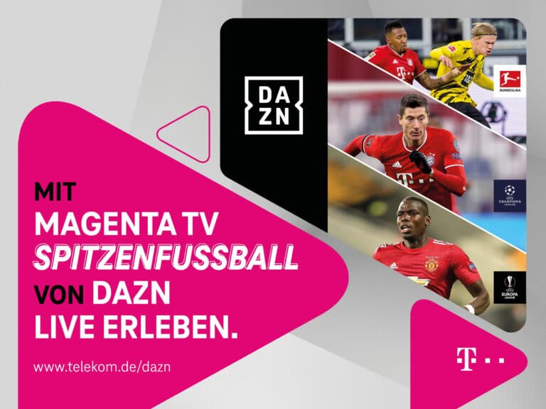 DAZN & MagentaTV: Kooperation verlängert + Preisvorteile für gemeinsame Kunden