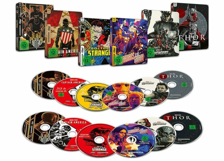 Disney überrascht mit 4K Blu-rays Steelbooks ausgewählter Marvel-Filme!