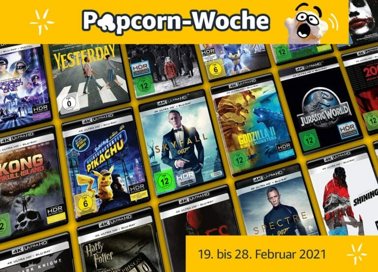 Zwei 4K UHD Blu-rays für 35 Euro und weitere Popcorn-Woche-Angebote!