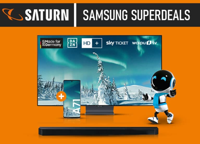 Samsung SuperDeals: Gratis Smartphones & bis zu 250 Euro Cashback beim TV- und Soundbar-Kauf