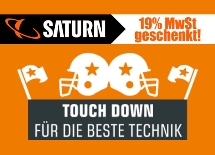 Saturn.de schenkt euch 19% Mehrwertsteuer - Bereitet euch auf den Super Bowl vor!