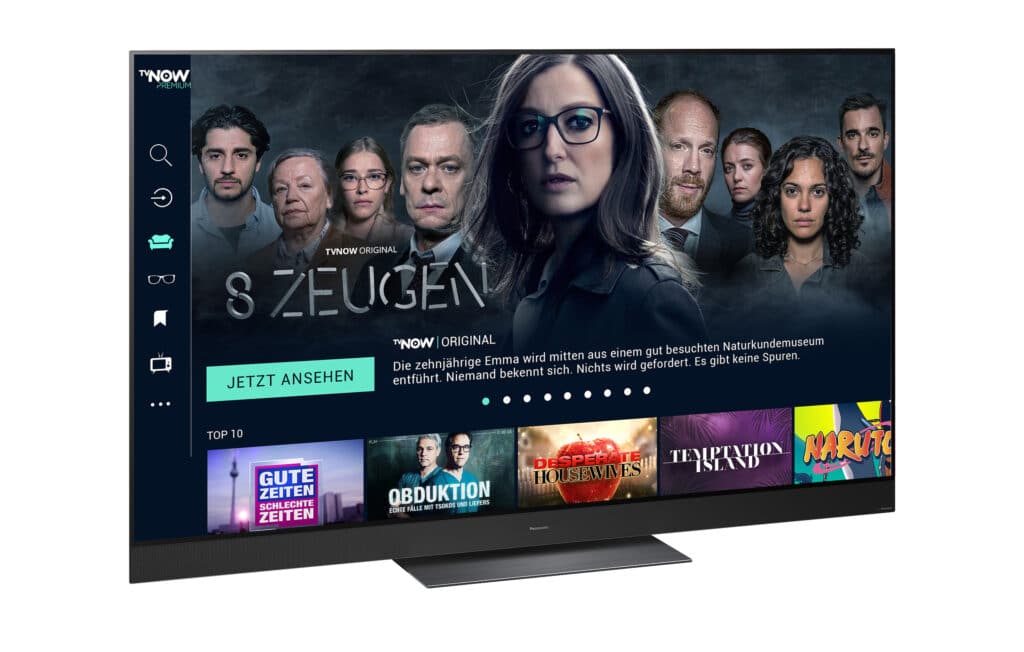 TVNow gibt es nun für unzählige Smart-TVs von Panasonic