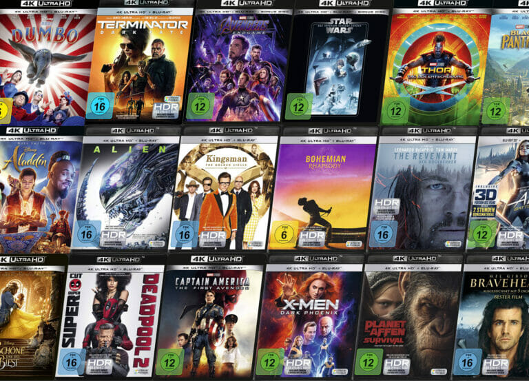 4K Blu-rays von Disney, Star Wars, Marvel & Co. mit 33% Rabatt (3 für 2-Aktion )