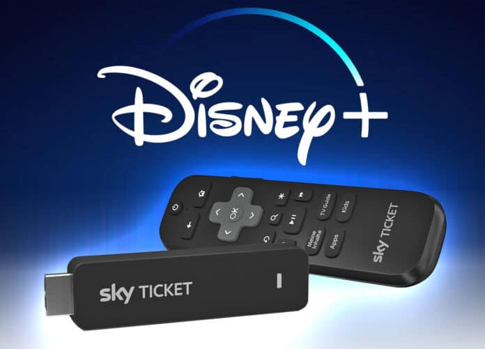 Disney+ (Plus) jetzt auch auf dem Sky Ticket TV-Stick || Abbilung: Walt Disney | Sky